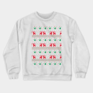 Merry Christmas Deer Crewneck Sweatshirt